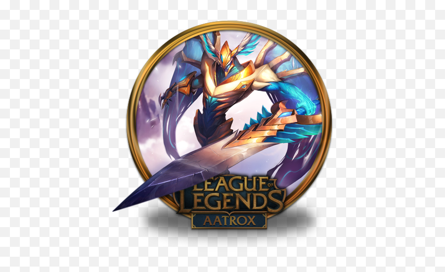Aatrox Justicar Icon League Of Legends Gold Border Iconset Emoji,Diana Emoji League Of Legends