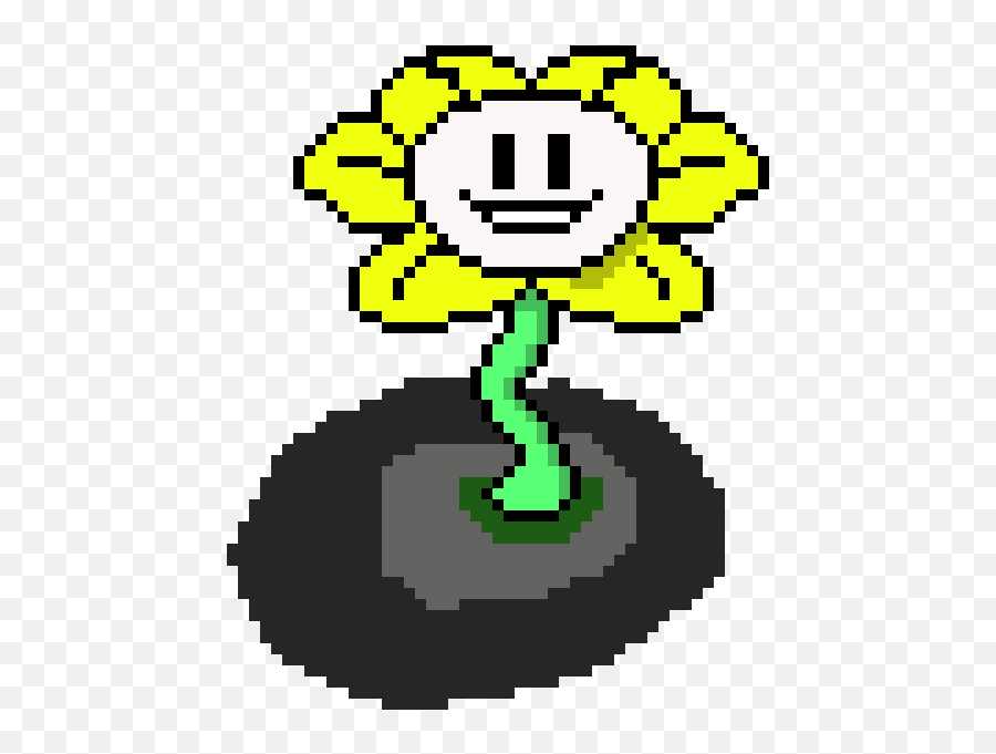 Pixel Art Gallery Emoji,Undertale Flowey Cute Emoji