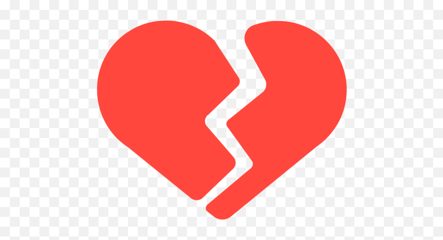 Broken Heart Emoji,Heart Broke Emoji