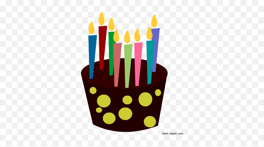Free Cake And Cupcake Clip Art - Free Printable Fox Birthday Invitation Emoji,Birthday Candle Emoji