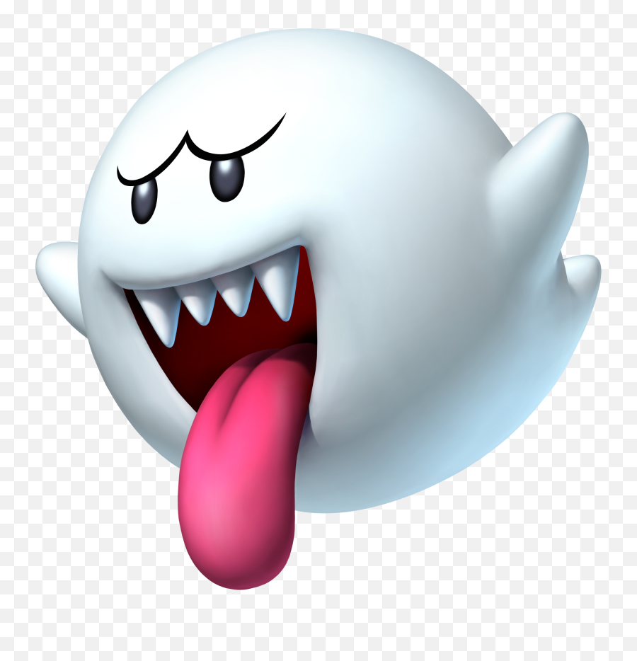 Boo - Ghost Super Mario Png Emoji,Boo Emoji