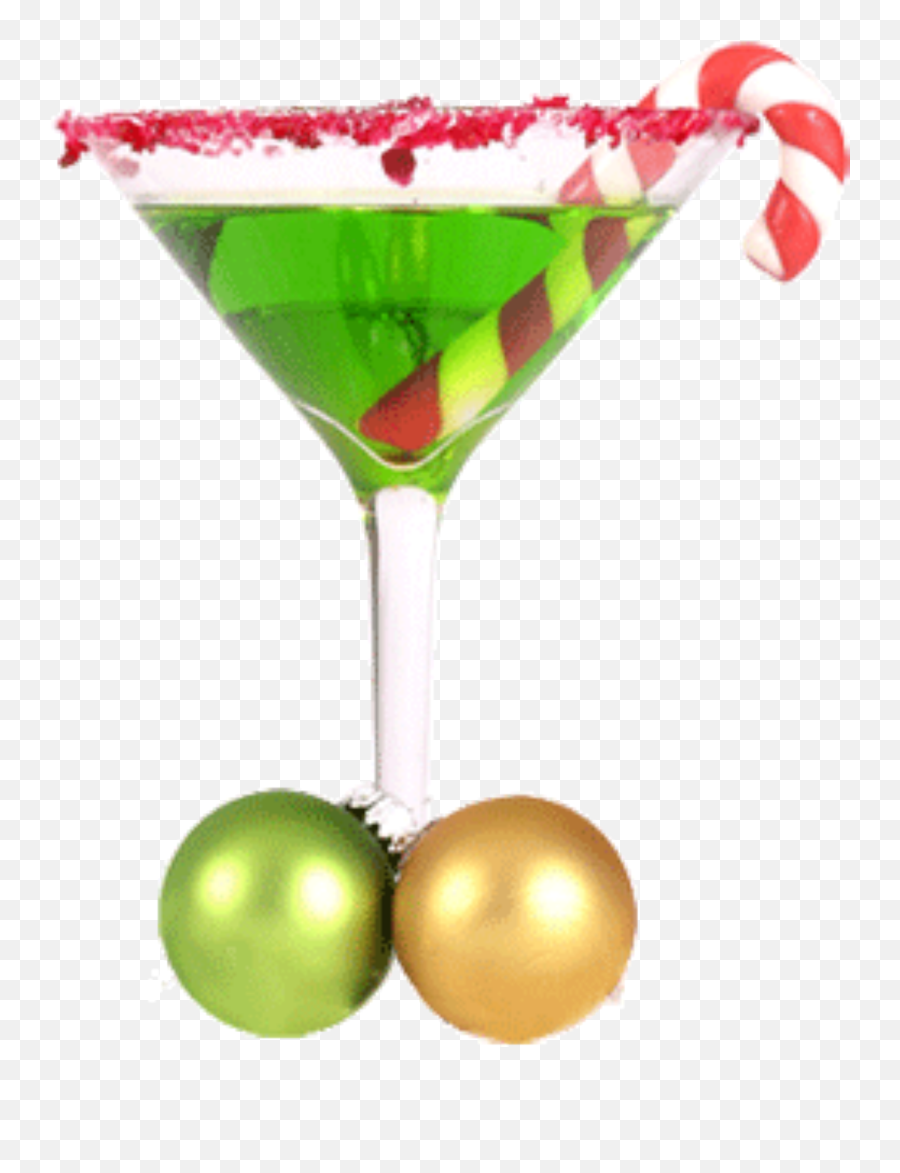 Christmas Cocktail Sticker By R Dayberry - Christmas Drinks Emoji,Martini Emoji
