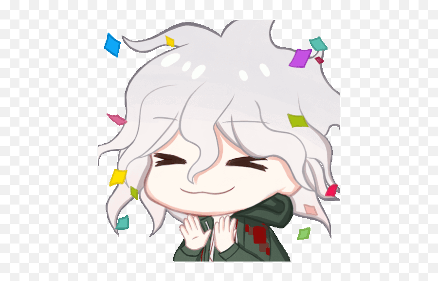 Readyplayerone2468 On Scratch - Transparent Nagito Komaeda Gif Emoji,Jojo's Bizarre Adventure Emojis