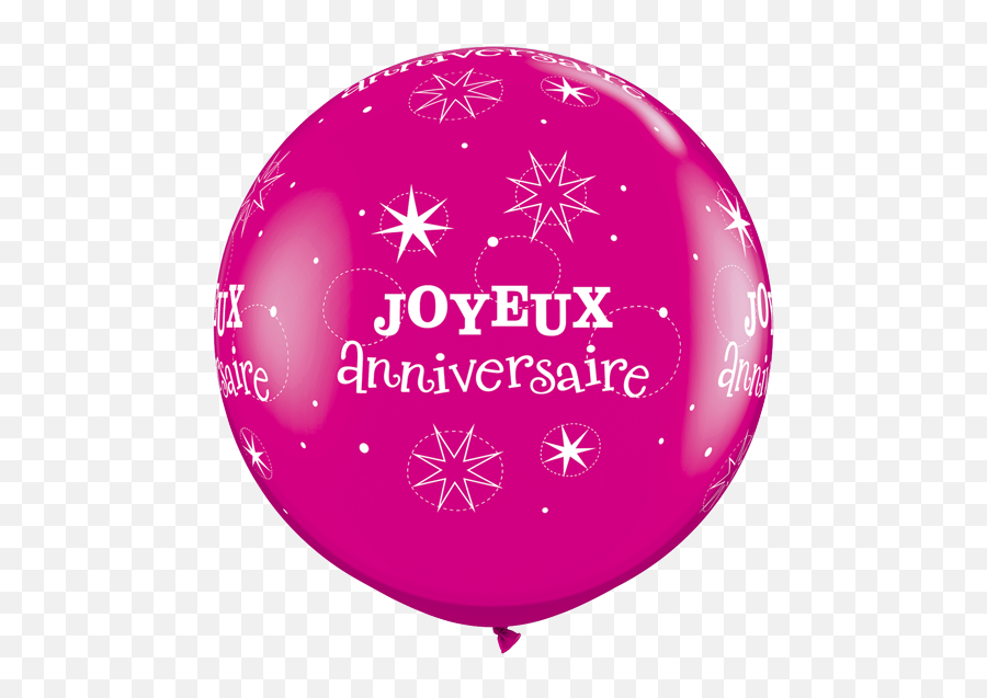 2 X 3u0027 Wild Berry Joyeux Anniversaire Sparkle Giant Qualatex - Feliz Cumpleaños In Blue Emoji,Emoji Twinkle Toes