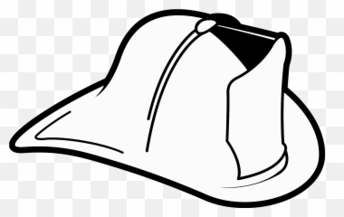Clipart Fire Coat Clipart Fire Coat - Fire Helmet Clipart Black And White Emoji,Fire Dog Emoji