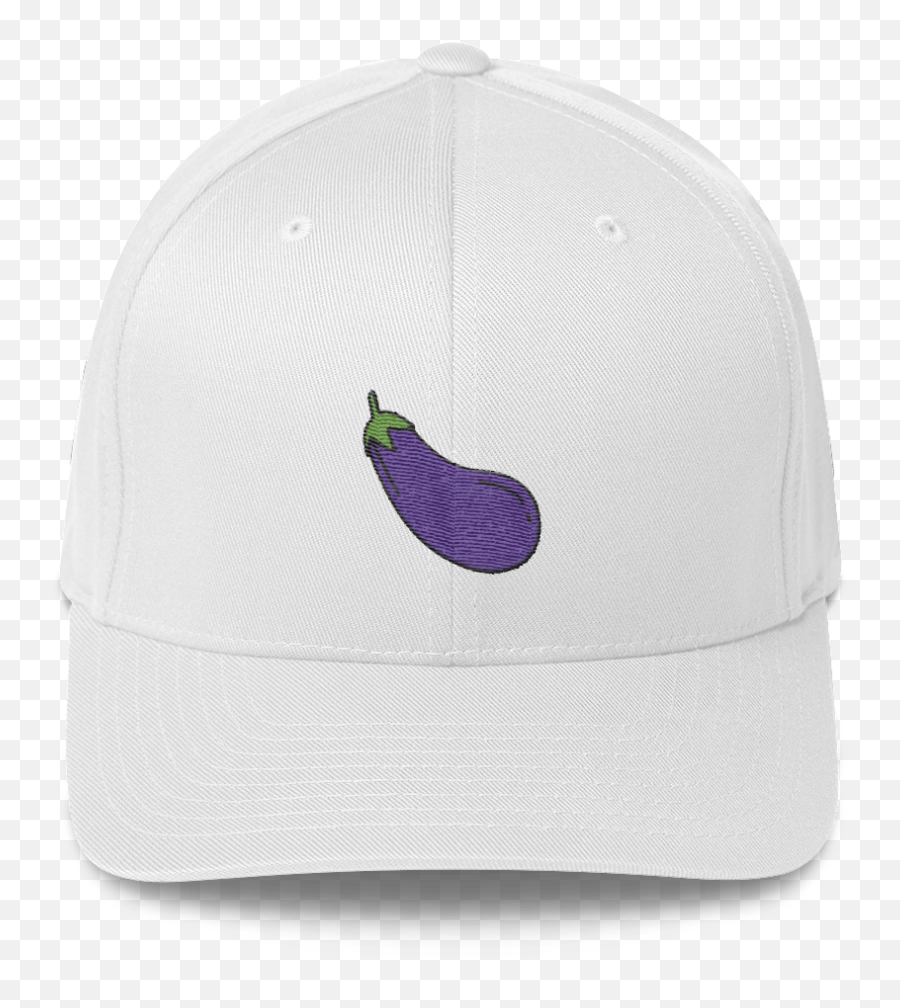 Eggplant Emoji Fitted Baseball Hat - Unisex,Cap Emoji