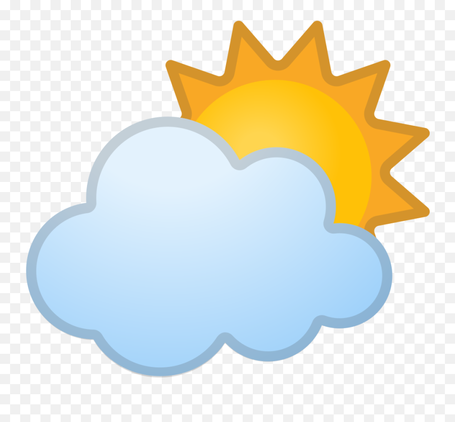 Sun Behind Cloud Icon - Rick And Morty Face Paint Clipart El Rey Fast Food Restaurant Emoji,Rick And Morty Emojis