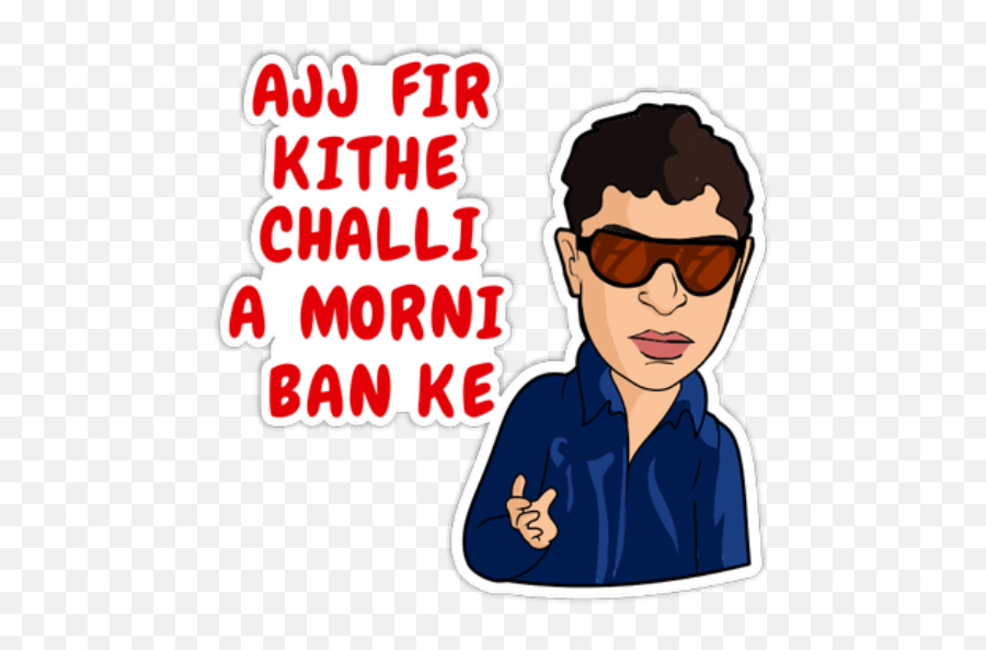 Download Punjabi Sticker Packs For - Sticker For Whatsapp Punjabi Funny Emoji,Sardar Emoji