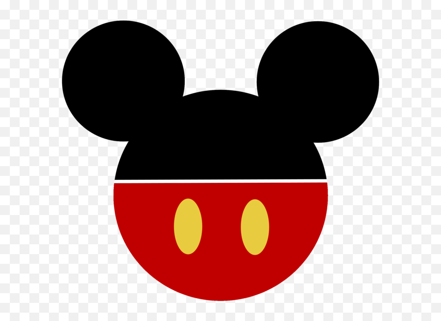 Number 1 Clipart Mickey Mouse Number 1 Mickey Mouse - Mickey Mouse Ears Clipart Emoji,Mouse Face Emoji