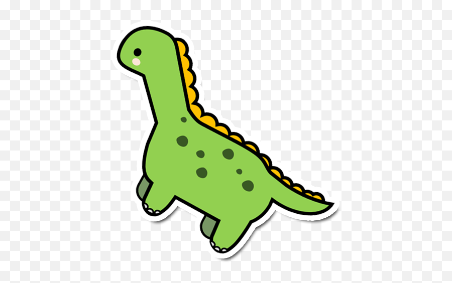 Dinosaur Brontosaurus Sticker - Animal Figure Emoji,Dinosaur Emoticon