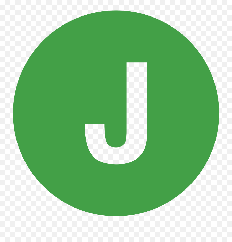 Eo Circle Green Letter - Green J Emoji,Letter J Emoji