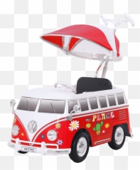 Rollplay Flower Power Vw Bus Push Car - Vw Bus Push Car Emoji,Vw Hippie Emoji