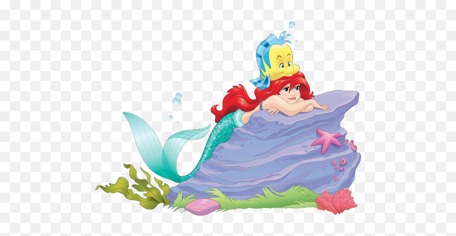 Disney Princess Ariel - Sebastian And Flounder Transparent Background Emoji,Emoji Blitz Aqua Images