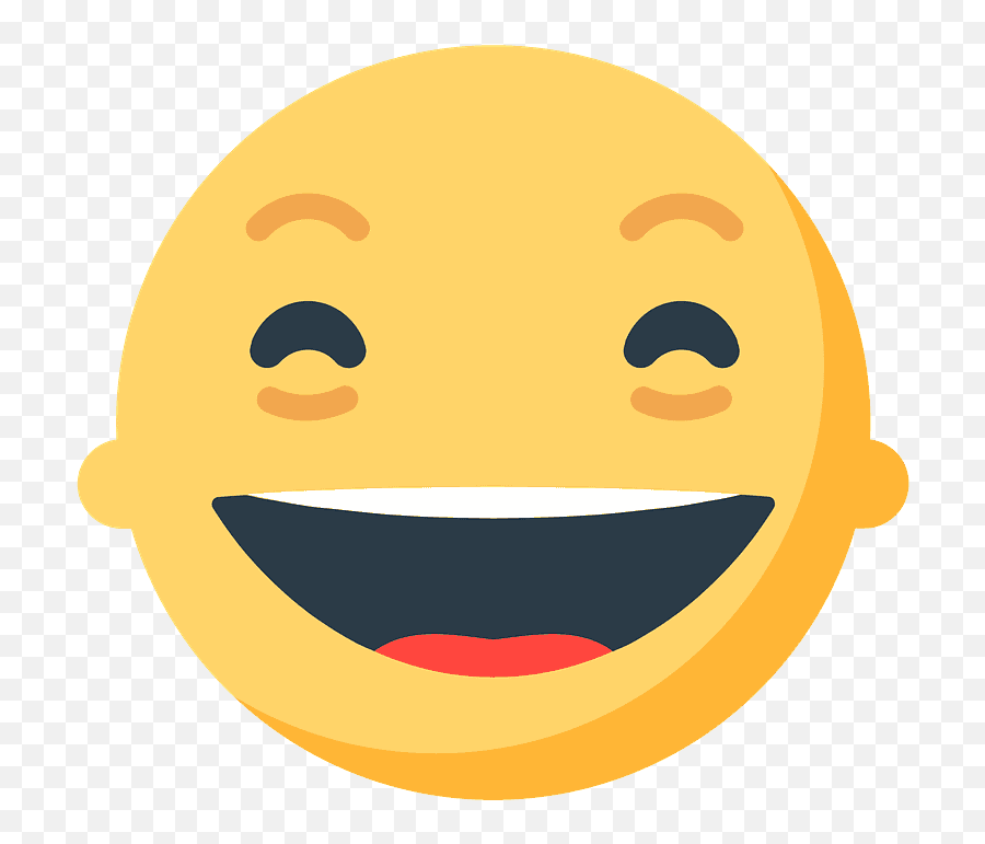 Grinning Face With Smiling Eyes Emoji Clipart Free Download - Smile Icon Color Png,Smiling Emoji