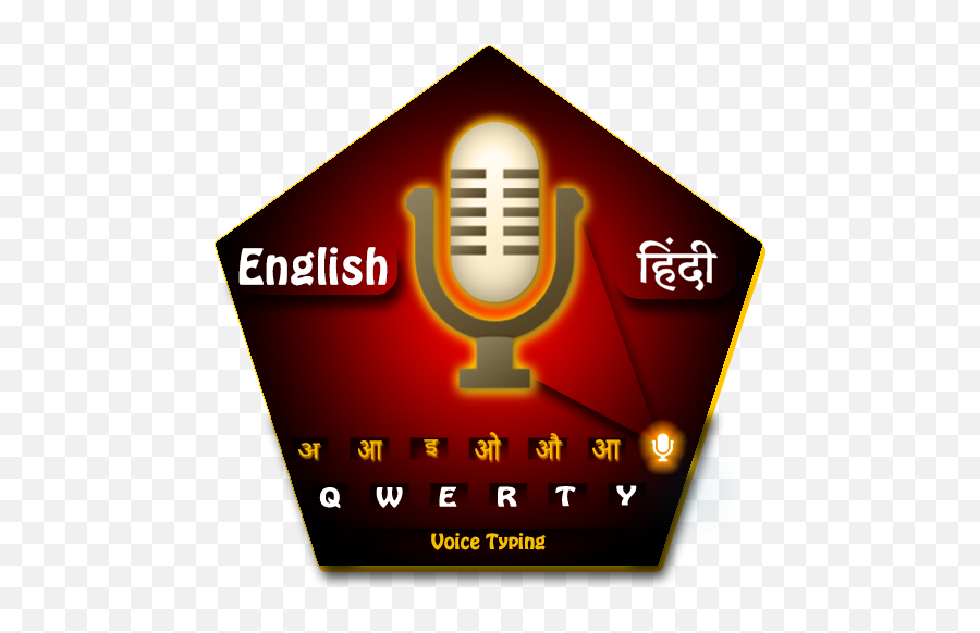 Voice Keyboard And Hindi English Typing U2013 Apps No Google Play - Language School Emoji,Switch Microphone With Emojis