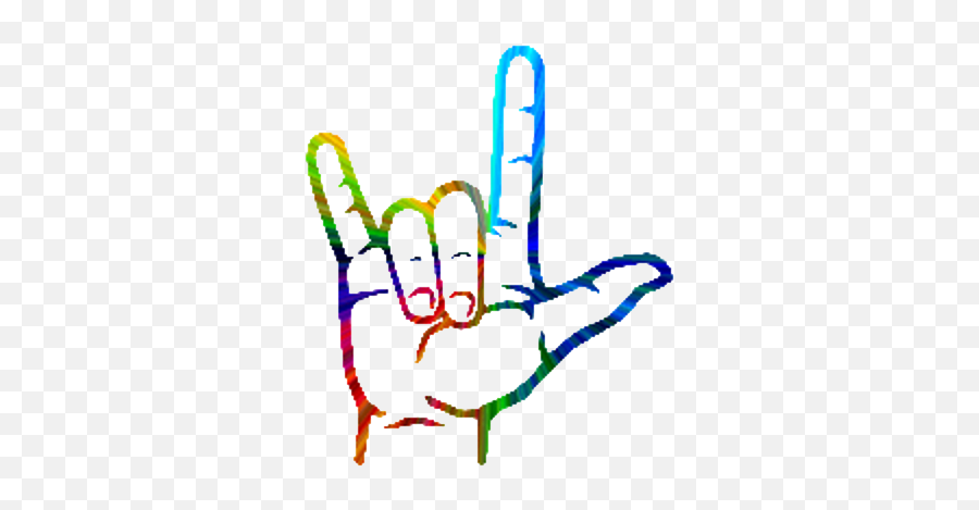 Deaf - Hand I Love You Asl Emoji,Emotion Asl
