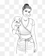 Dog Prettygirl Girl Sticker - Bun Emoji,Sassy Black Woman Emoji