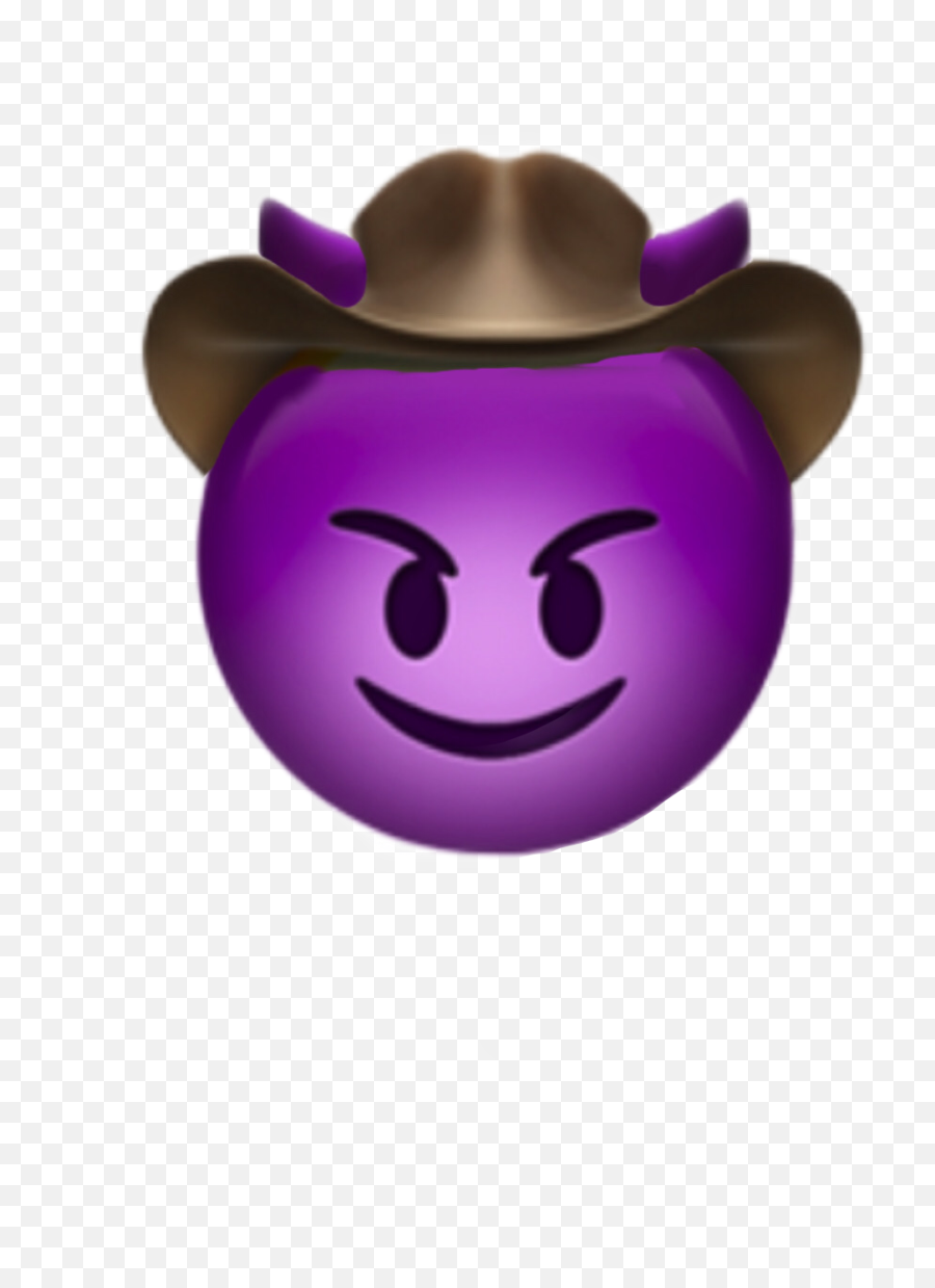 Devil Cowboy Devilcowboy Sticker - Cowboy Hat Emoji Devil,Cow Boy Hat Emoji