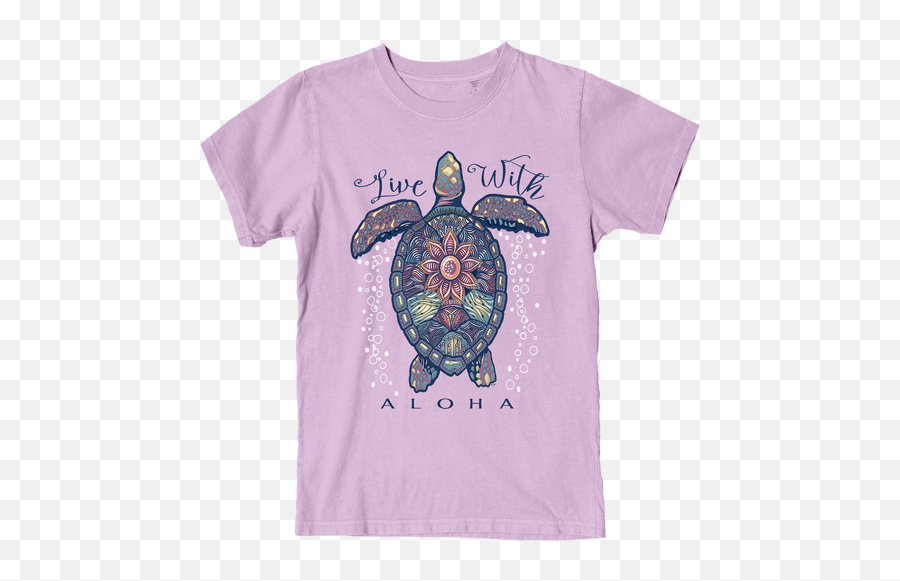 Bubbling Honu Sea Turtle Sticker - Short Sleeve Emoji,Fb Turtle Emoticon