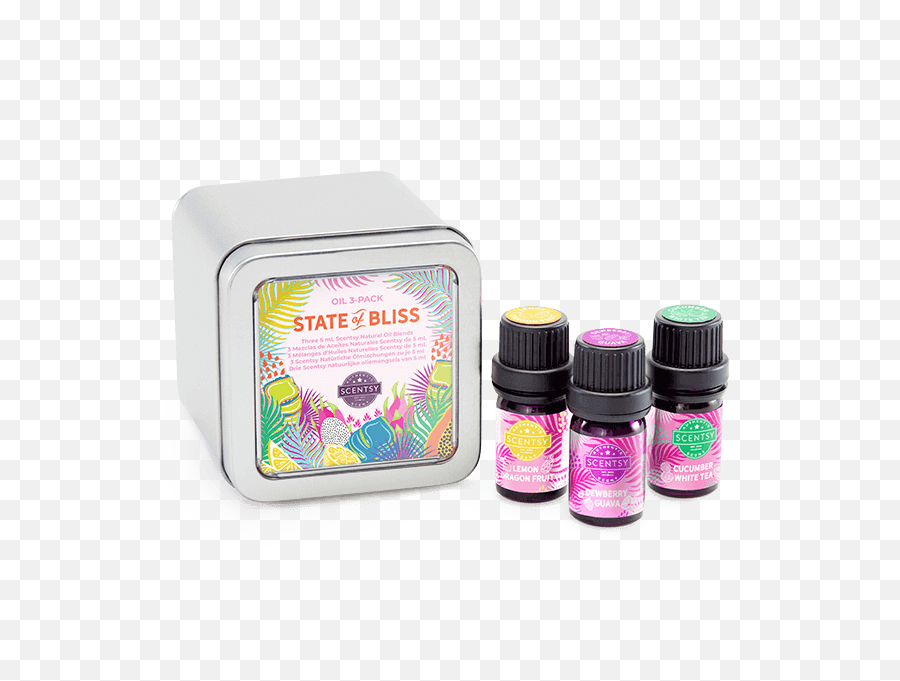State Of Bliss Scentsy Oil Collection - Summer Collection Scentsy Oils Emoji,Oil Emotion Contact Lair