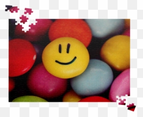 Smiley Candy Jigsaw - Jigsaw Puzzle Emoji,Emoticon Puzzle Picture