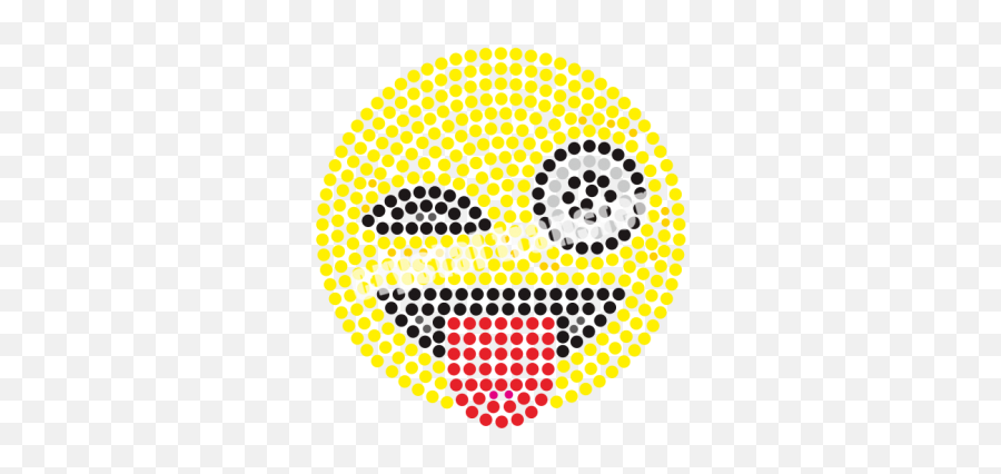 Tongue Out Emoji Custom Rhinestone Iron - United States House Of Representatives Seat By Seat,Iron Emoji
