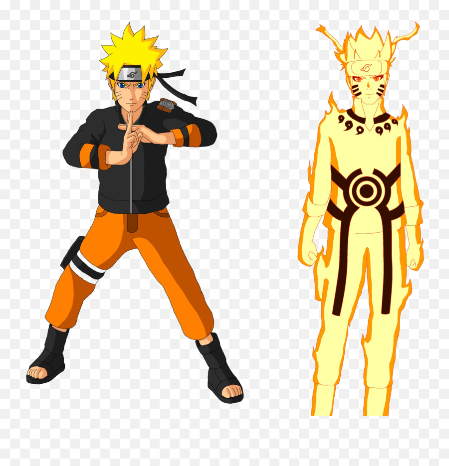 Naruto Shadow Clone Jutsu Pose Clipart - Naruto Png Emoji,Hipchat Emoticons Naruto