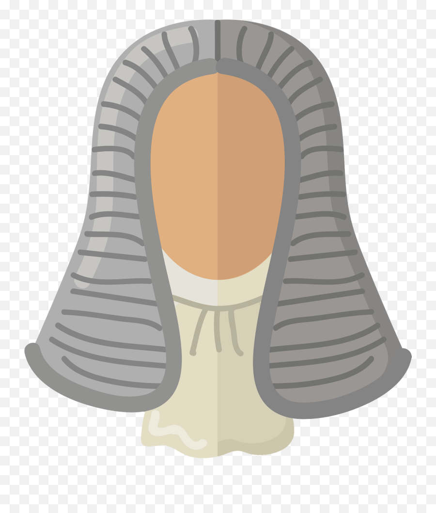 Judge Wig Clipart Free Download Transparent Png Creazilla - Long Emoji,Emoji Alzando La Mano