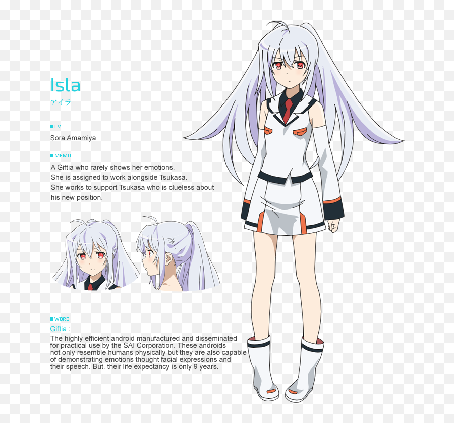 Character Plastic Memories Usa Official Website - Isla Plastic Memories Emoji,Chara Emotions