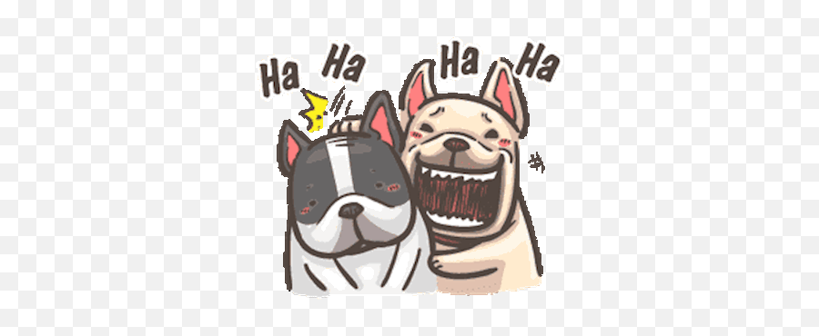 Bulldog Animated By Binh Pham - Bulldog Emoji,Emoji Panda Dog Good Night