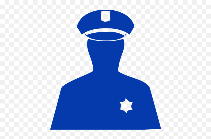 Royal Azure Blue Police 2 Icon Emoji,Emoticon Images Policeman