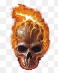 Skull Flames Halloween Sticker By Territales Emoji,Fire And Skull Emojis