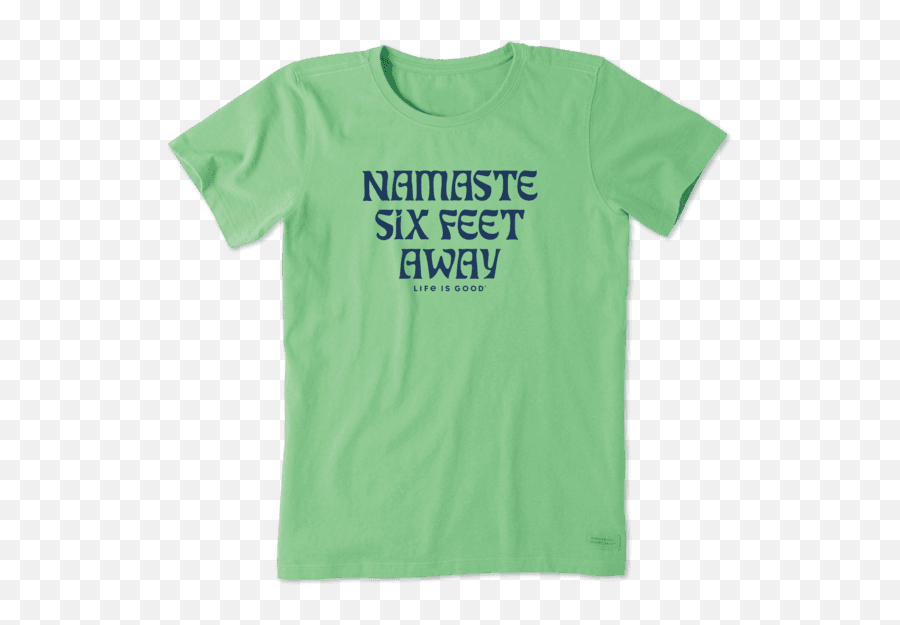 Buy Namaste 6 Feet Away T Shirt Cheap Online Emoji,Savasana Emoticon