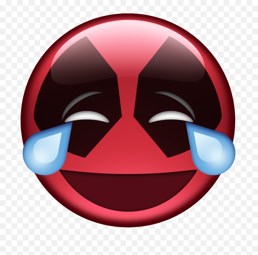 Deadpool Emoji Laughing Sticker - Deadpool Emoji,Deadpool Emoji