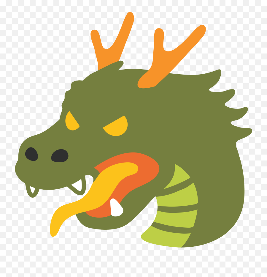 Dragon Face Emoji - Dragon Emoji,Dragon Emoji