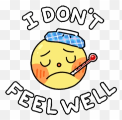 Not Feeling Well Other Words Emoji,Feeling Sick Text Emoticon
