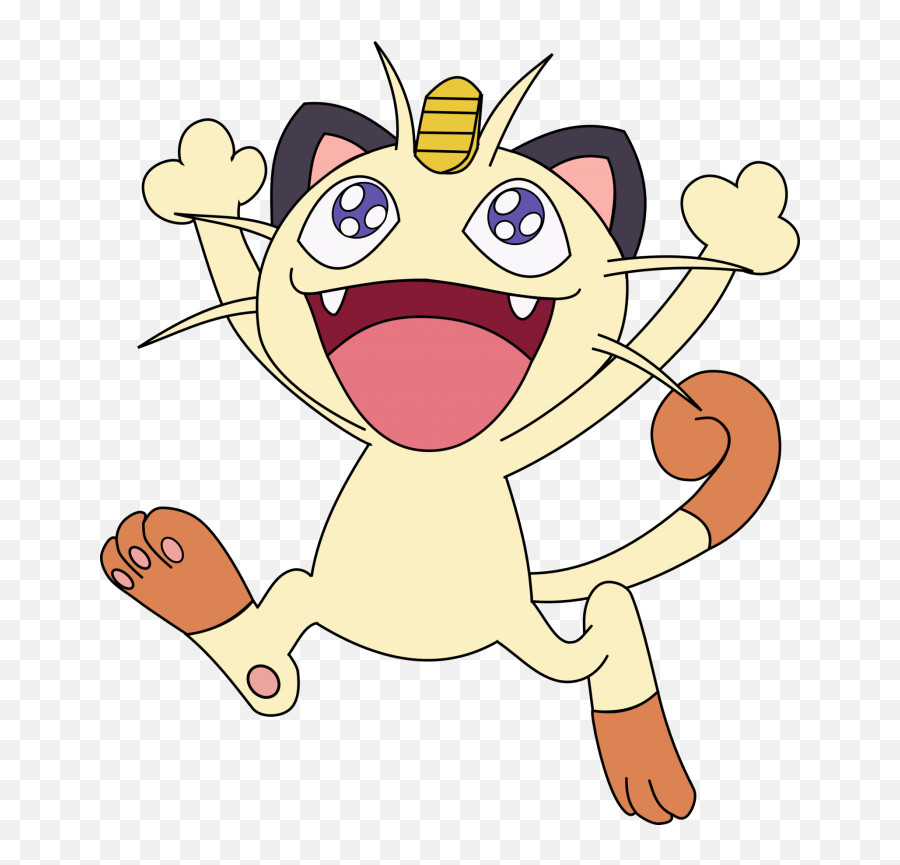 Pokemon Meowth Png Vector Clipart Psd Emoji,Pokemon Mystery Dungeon Happy Raikou Emoticon