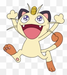Pokemon Meowth Png Vector Clipart Psd Emoji,Pokemon Mystery Dungeon Happy Raikou Emoticon