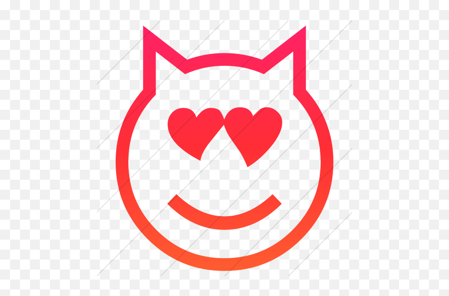 Iconsetc Simple Ios Orange Gradient Classic Emoticons Emoji,Heart In Emoticons