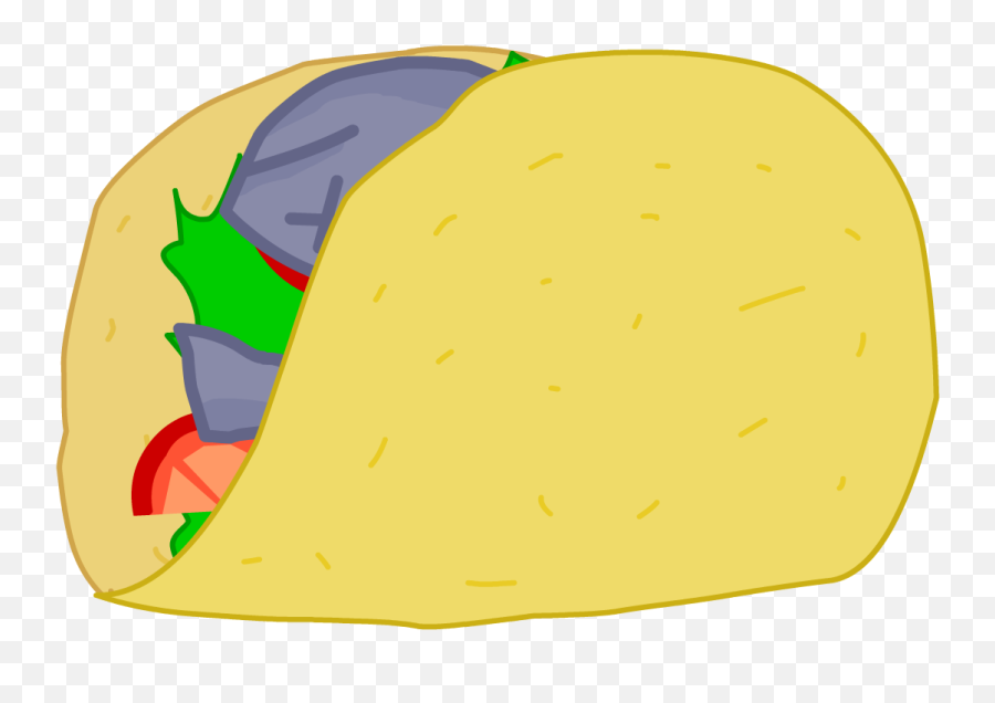 Tacos Clipart Taco Person Tacos Taco - Bfdi Taco Food Emoji,Taco Emoji Pillow