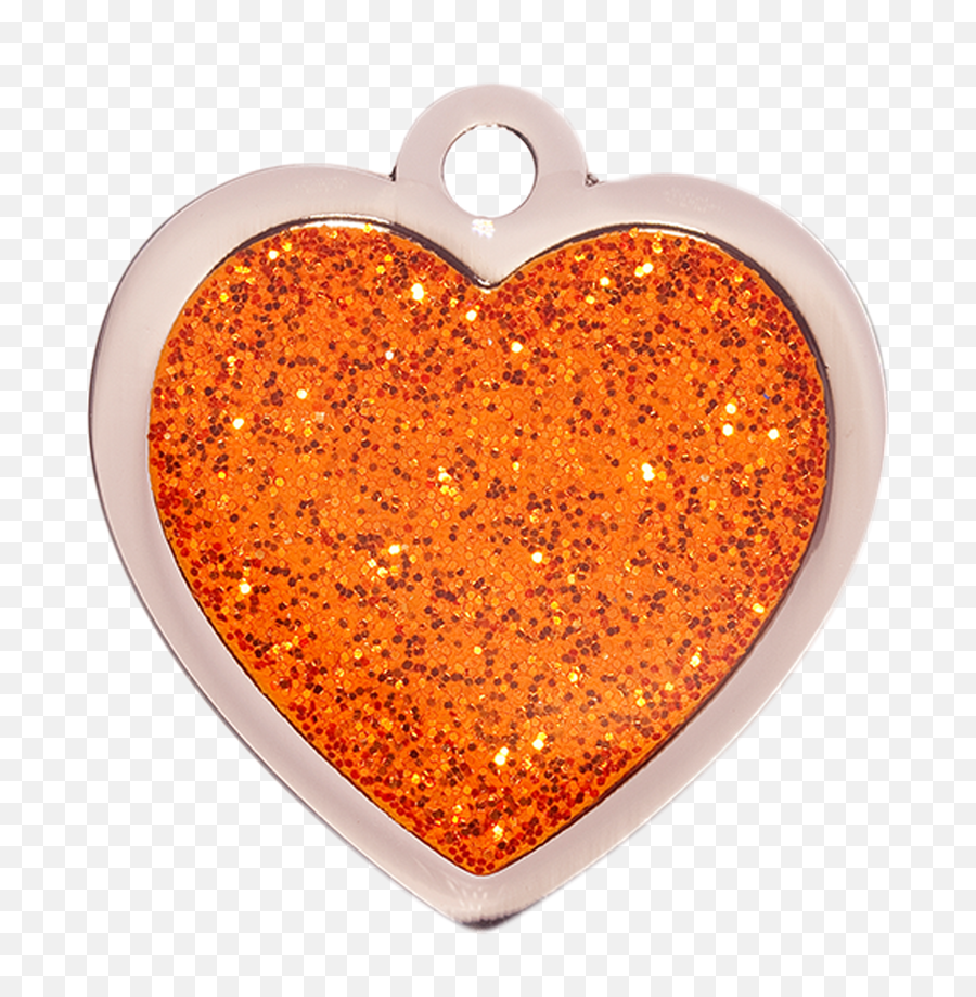 Personalised Heart Pet Tags For Cats U0026 Dogs - Pet Tags Emoji,Orange Heart Sparkle Emoji