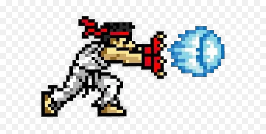 Stickergang Street Fighter Ryu Sticker - Fictional Character Emoji,Street Fighter Emoji