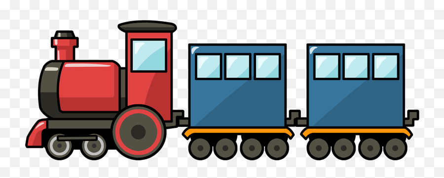 Choo Choo Train Clipart Free Clipart - Train Clipart Transparent Background Emoji,Railroad Emoji