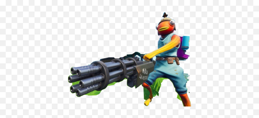 Fn Fortnite Sticker - Fictional Character Emoji,Minigun Emoji