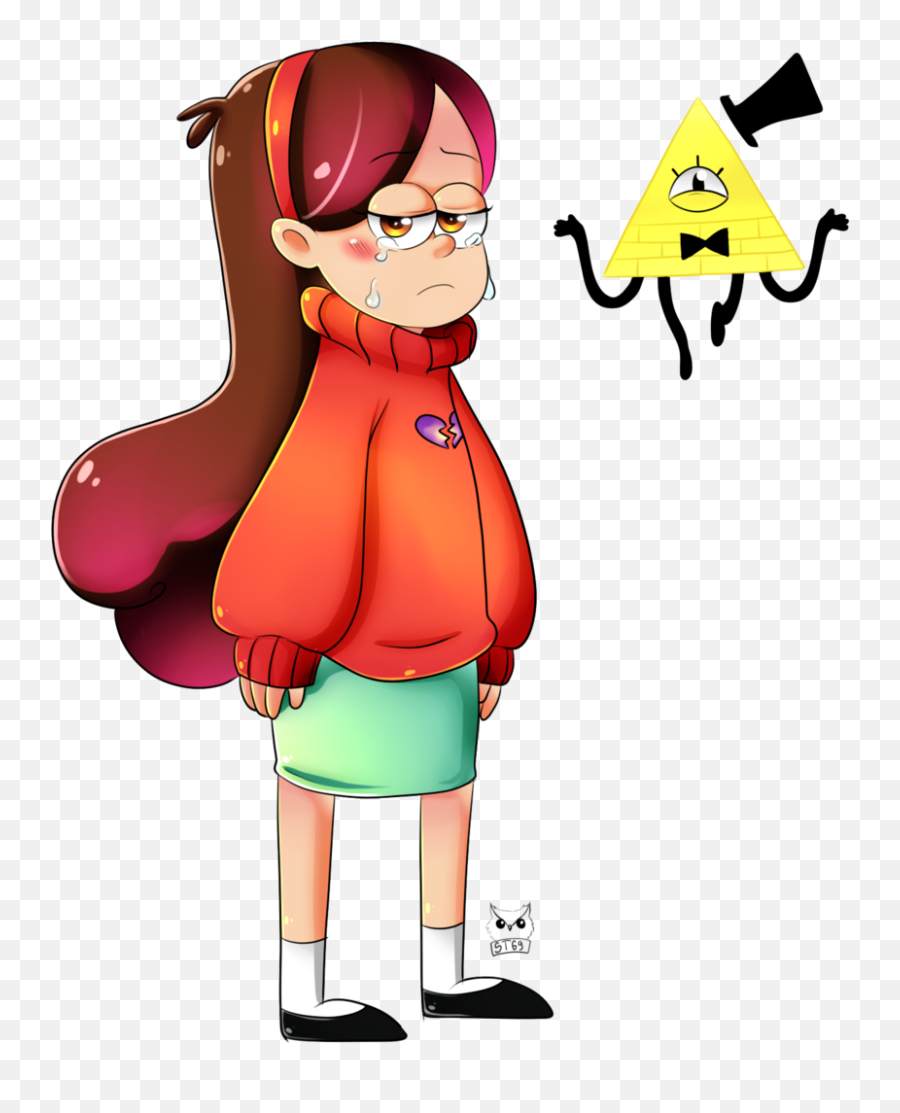 Mabel Pines Bill Cipher Dipper Pines - Mabel Gravity Falls Bill Cipher Emoji,Gravity Falls Emoji