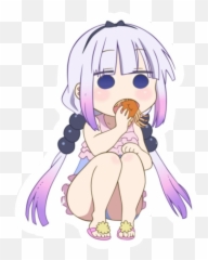 Kanna Kannakamui Kanna Anime Sticker By Starpuff3000 - Crab Kanna Emoji,Kanna Emoji