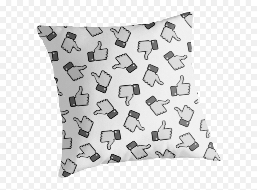 Like Me Pattern Throw Pillow - Decorative Emoji,Ghost Emoji Pillows