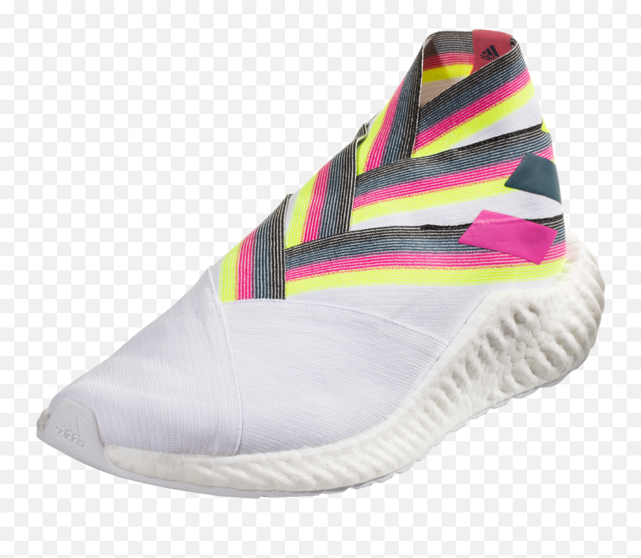 Adidas Nemeziz 19 Tr Adv Lifestyle Shoe Whitepinkyellow - Round Toe Emoji,Emotion Shoes Limited