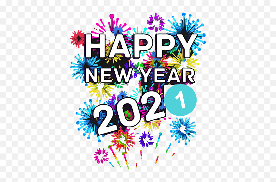 New Year Stickers For Whatsapp - Happy New Year 2020 Png Emoji,New Years Emojis