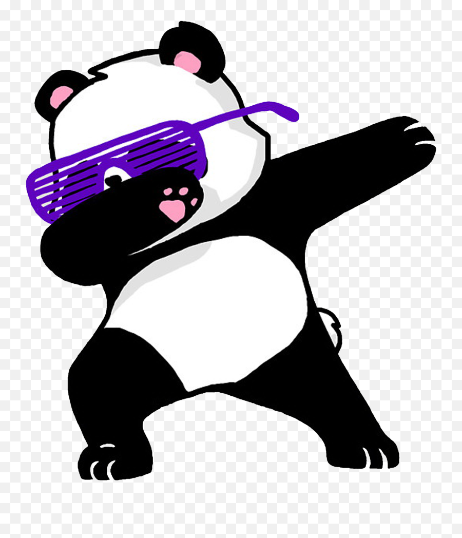 Clipart Panda Dabbing Clipart Panda Dabbing Transparent - Panda Dab Png Emoji,Dab Emoji Png